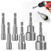 PENCHUAN Set di 6 bussole per punte esagonali 7/8/10/13/17/19 mm, set di dadi magnetici da 1/4 pollici, adattatore a vite, chiave esagonale, per avvitatore a batteria, trapano, avvitatore