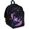 Mitama Zaino Triplo Scomparto Pink Smoke con Tasca porta PC, Nero e Rosa, Scuola Elementare e Tempo Libero, Bambina Ragazza