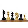 TAJ CHESS STORE 9,9 cm New Columbian Staunton Series Scacchi con 2 regine extra, set di scacchi di lusso ponderato