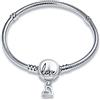 TINSLO Moments-Bracciale Donna Argento 925 Braccialetto Snake Bracciali Gioielli Regalo Natale Compleanno Festa Della Mamma per Moglie Amiche Amica CMB051