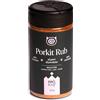 BBQ KING SPICES ARE ALWAYS THE SECRET BBQ KING - PorkIt Rub Confezione da 220 g, Dry Rub BBQ Ispirato alla Porchetta Romana, Spezie per Patatine, Uova, Verdure e Carni, 100% Made in Italy, Con Finocchietto e Aglio Arrosto