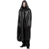 WILBERS & WILBERS 5627 - Mantello in raso con cappuccio, per uomo e donna, mantello di Halloween in tessuto lucido