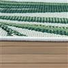 Paco Home Tappeto Per Esterno Balcone Terrazza Tappeto Cucina Tappeto Giardino Moderno, Dimensione:60x110 cm, Colore:Verde 5