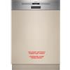 Neff S145ECS15E, N 50, Smart lavastoviglie parzialmente integrata 60 cm, lavabile in lavastoviglie, Made in Germany, cassetto portaposate, molto silenzioso, Open Dry, forte pulizia con Chef 70ºC,