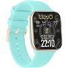 Liu Jo Luxury Smartwatch Donna LIU JO LUXURY VOICE RAINBOW SWLJ155 Silicone Turchese Rosè