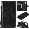 Fatcatparadise Cover per Samsung Galaxy A22 4G, Custodia Samsung A22 4G, Custodia Portafoglio a Libro in Pelle Flip Cover e TPU Silicone con Funzione Supporto Chiusura Magnetica (Nero)