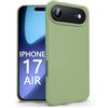 N NEWTOP Cover Compatibile per Apple iPhone 17 Air, Custodia TPU SOFT Gel Silicone Ultra Sottile Flessibile Case Posteriore Protezione Fotocamera Anti Urto Guscio Scocca Colorato (Verde)