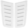 Ejoyous Prese d'Aria per Cofano 2 Pezzi Stile Focus RS MK2 | Scoop Cofano Universale, Bianco Lucido, Aspirazione Aria, Uso Auto, Stile Focus RS MK2, Set da 2 Pezzi