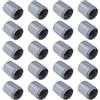 SG Store 20 Pezzi Copertura Antipolvere per Valvola Pneumatici in Plastica Grigia TPMS Adatta per Auto, Moto, Biciclette e Veicoli Elettrici