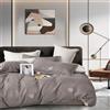 DRAP HOUSE Set Copripiumino 220x240 cm con 2 Federe 63x63 cm - Biancheria da Letto in Cotone Morbido con Cerniera, Ideale per Letto Matrimoniale