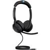 Jabra Cuffie riduzione del rumore wired + wireless con microfono Jabra Evolve 2 50 UC - Nero - refurbished