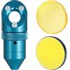 Cloudray 12/18 mm FL50.8 e 16 mm FL25.4 testa laser con specchio per obiettivo per taglierina per incisore laser K40 (set B)