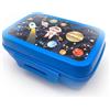 Fackelmann Lunch Box Rettangolare Space 2.2L - Portapranzo Grande Bambini in PP con Clip - Ideale Scuola, Pic-nic - Contenitore per merenda, Lavare a Mano, 20x13x8,5 cm