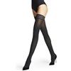 FALKE Pure Matt 50 DEN W Stu semicoprenti tinta unita 1 paio, Autoreggenti Donna, Nero Black 3009, M
