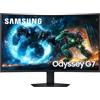 Samsung Monitor Gaming Odyssey G7 (S37FG750EU), Curvo (1000R), 37'', 3840x2160 (UHD 4K), HDR10+, VA, 165Hz, 1ms, FreeSync Premium Pro, HDMI, DP, Ingresso Audio