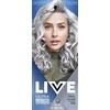 LIVE Scharwzkopf, Live ultra brillante o color pastello, tinta per capelli, colore acciaio 098 (etichetta in lingua italiana non garantita)