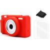 VOVMOEYA Custodia per fotocamera per ZV-1F/ZV-1 II/ZV-1M2 con 2 protezioni per lo schermo e 1 copertura per la slitta a caldo, custodia in silicone, morbida, leggera e protettiva