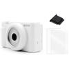 VOVMOEYA Custodia per fotocamera per ZV-1F/ZV-1 II/ZV-1M2 con 2 protezioni per lo schermo e 1 copertura per la slitta a caldo, custodia in silicone, morbida, leggera e protettiva