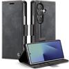 Cracedily Cover per Google Samsung Galaxy Z Fold 7 Case, Custodia Cover Pelle Premium Portafoglio con Porta Carte Magnetica Supporto Protezione Flip Case Custodia per Galaxy Z Fold 7, Nero