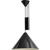 Hay - Sospensione Compass - Nero - Alluminio laccato - Designer Julien Renault