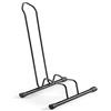Andrys Porta Biciclette 1 Posto a Piedistallo Smontabile - Porta Bici da Terra Ideale per Ruote da 6 cm con Freno a Disco - Acciaio Verniciato Nero Semilucido