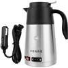 Tyenaza 1200ml Bollitore Elettrico per Auto, 200W 24V bollitori elettrici per acqua in Acciaio Inossidabile per Tè Caffè Latte Presa per Viaggio Picnic Campeggio Pesca