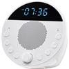 VEVOR Suoni Rilassanti per Dormire, Macchina Rumore Bianco Portatile, 18 Tracce Musicali, Luce Notturna, con Rumore Bianco e 2 Sveglie, APP, Timer di Spegnimento Automatico e Funzione di Memoria