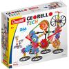 Quercetti Georello Tech, Gioco Bambino 5 Anni, Gioco Educativo, Ingranaggi per bambini 5-12 anni, Giochi da Tavolo Bambini, Costruzioni 3D, Reazioni a Catena, Giochi in Scatola, Regalo Bambina 7 Anni