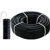 FIMP Tubo Corrugato Nero Ã˜25 mm in Rotolo da 50 Metri con tirafilo â€" Flessibile e Resistente per Impianti Elettrici