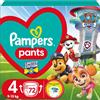 Pampers Pants Paw Patrol Size 4 72 pz