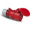 PCE 225-6 Presa CEE 32A 5 Poli 6h IP44/IP54 SHARK Innesto Diritto 400V