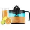 Cecotec Spremiagrumi elettrico EssentialVita Adjust Black. Potenza di 40W, Filtro regolatore della polpa, Due coni smontabili differenti dimensioni, Sistema anti-goccia, Lavabili in lavastoviglie