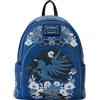 Loungefly Warner Brothers Harry Potter Ravenclaw House Tattoo Mini Backpack, Blu, Taglia unica, Harry Potter, Blu, Taille unique, Moderno