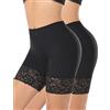 YARRCO - Slipshorts da donna con punta, pantaloni corti sotto la gonna, anti-sfregamento, boxershorts, biancheria intima, pantaloncini, M