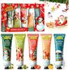 Allony Hand Cream Natale 5 pezzi, Crema Mani Secche e Screpolate, Donna Crema Mani, Idratante non Grassa, Idee Regalo Natale per Colleghe, Amiche, Lnsegnanti-5 Tubi*30g