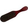 Ejoyous Cepillo de pelo curvo Peine de cerdas de jabalí antiestático, Cepillo de pelo con mango de madera, Desenredante para pelo largo, corto, grueso, fino, suave, recto, rizos,