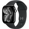 Apple Watch Series 11 2025 GPS 42mm Jet Black Aluminium Case Sport Band S/M Nero