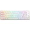 Ducky Tastiera Gaming Meccanica USB Tedesco Bianco Retroilluminata RGB