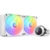 NZXT Raffreddatore Liquido Kraken 280 RGB 14 cm Bianco Multi LED