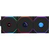 Lian Li Ventola UNI FAN TL-LCD 120mm Inversa Wireless Confezione da 3 Nera