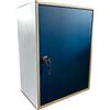 Metalplus Cassetta portacellulare - 30 posti - 30 x 23 x 40cm - grigio/blu - Metalplus - G06825