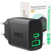 Green Cell Greencell PowerSource Duo30 - Caricabatterie USB-C da 30 W, compatto con per iPhone 17/Pro/Pro Max/iPhone Air/16/15, MacBook, Pixel 9, iPad, Samsung Galaxy S25 Ultra/S24 Series