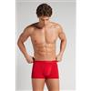 Intimissimi Boxer In Microfibra Con Logo Rosso
