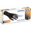 REFLEXX M Guanti Nitrile Reflexx N79 Plus - Extra Lungo 30 cm - gr.7,7 - guanti monouso certificati - senza polvere - nero -100% latex free - conf. 50 pezzi - TAGLIA L - Oltre 660 pz
