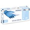 REFLEXX S Guanti Nitrile Senza Polvere Reflexx R76 - gr. 3,5 - guanti monouso- certificati- Senza Polvere - blu chiaro - 100% latex free - conf. 100 pezzi - TAGLIA M - Oltre 880 conf.