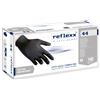 REFLEXX L Guanti Lattice neri Reflexx R44 - gr. 6,2 -senza polvere - guanti lattice parrucchieri tatuaggi - TAGLIA XL - Oltre 880 conf.