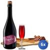 Rocca dei forti 6x Stock Rocca Dei Forti Vino Fragolino Rosso Ml 750