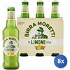 Moretti 8x Stock Moretti Birra Bottiglia 33X3 Limone Vetro