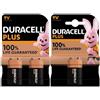 Duracell 3X Duracell 9V Plus 6LR61/MN1604 Alcalina (1 Blister Da 2 Batterie +1 Blister Da 1 Batteria) 3 Pile
