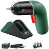 Bosch Home and Garden Bosch Avvitatore elettrico IXO Set con stazione di ricarica (6a generazione, verde, VELOCITÀ variabile, stazione di ricarica e cavo micro USB, in scatola di cartone) - Edizione Amazon